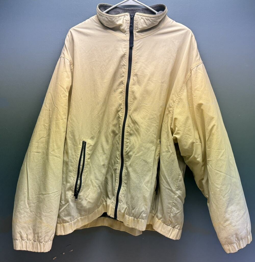 Vintage Men’s Large Roundtree & Yorke Outdoors Zip Front Coat Jacket Pockets VTG